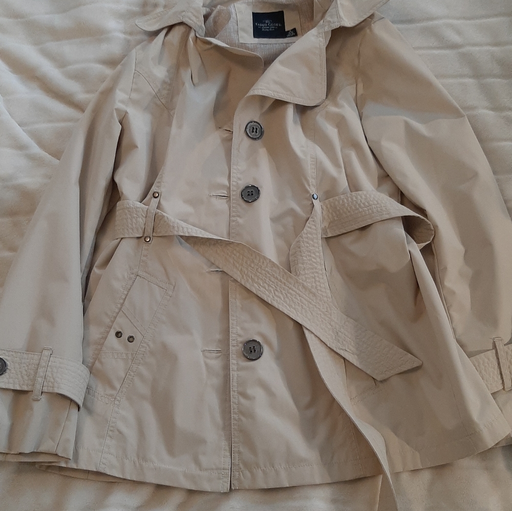 Cream Rain Jacket
